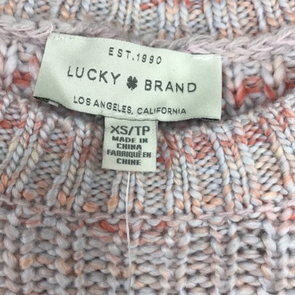 Women's Lukcy Brand Marled Crew Neck Sweater - Picture 5 of 8